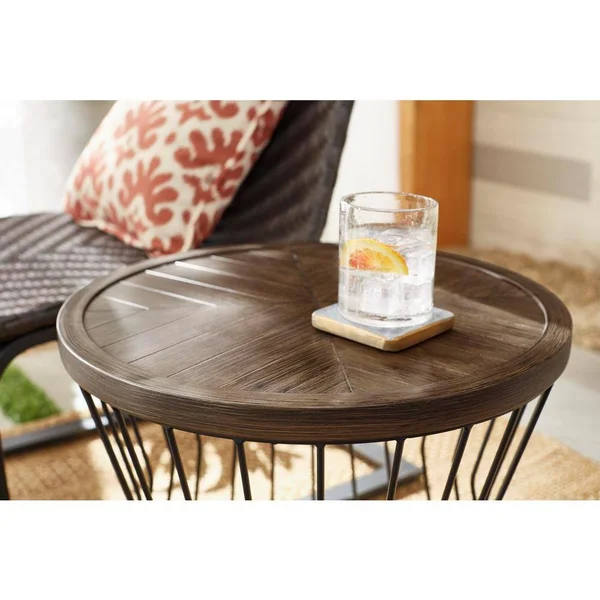 Hampton Bay Highton 3-Piece Wicker Outdoor Patio Spring Set