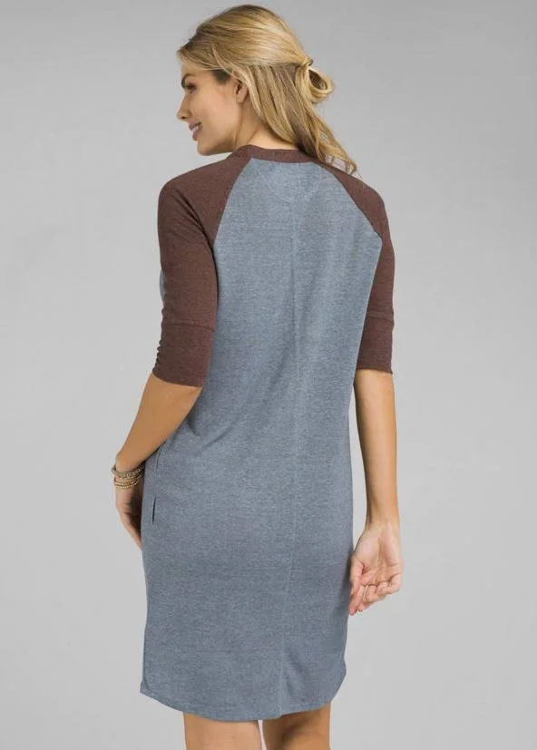 Prana Cozy Up Henley Dress - Women's Vintage Blue Heather, Xs