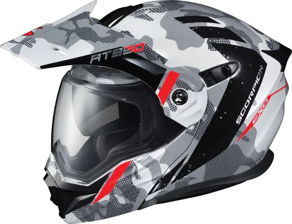 Scorpion EXO-AT950 Outrigger Helmet - White/Grey - Small