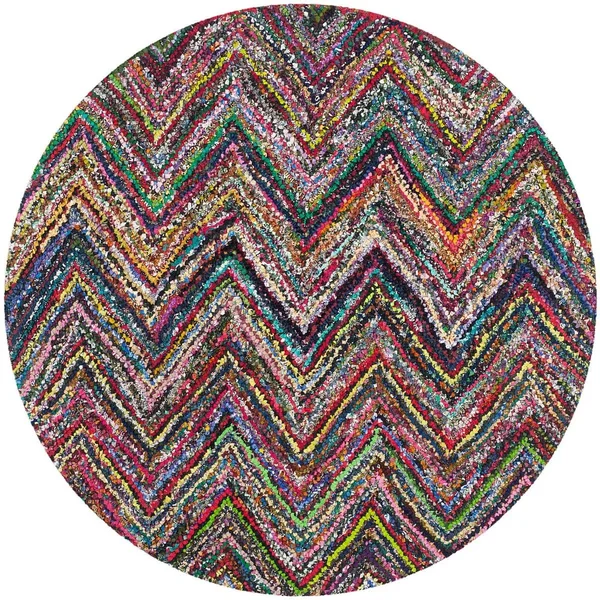 Safavieh Nantucket NAN141C 2&6x22 x 4&0x22 Blue, Multi Area Rug