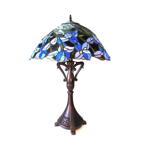 Chloe Lighting Natalie Tiffany-style 2 Light Iris Table Lamp 19x22 Shade