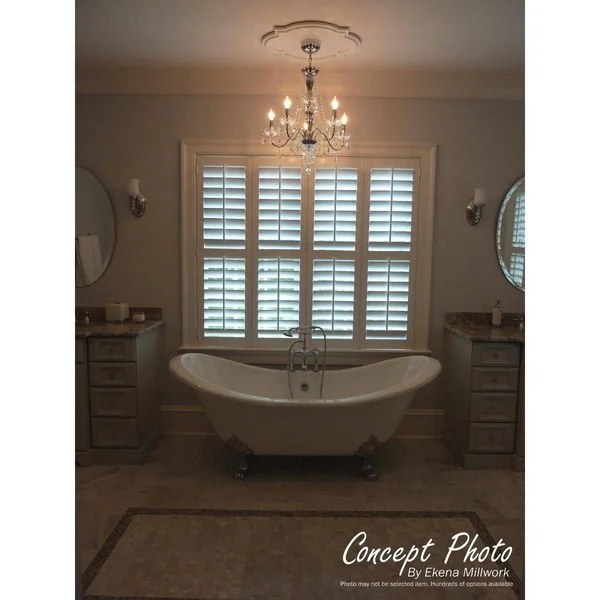 Ekena Millwork CM30KIMDF 30 3/8x22W x 20 3/4x22H x 1x22P Kinsley Flowing Leaf Ceiling Medallion - Hand-Painted Midnight Dream