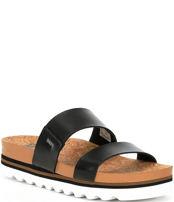 Reef Women's Cushion Bounce Vista Hi Sandals - Black 7