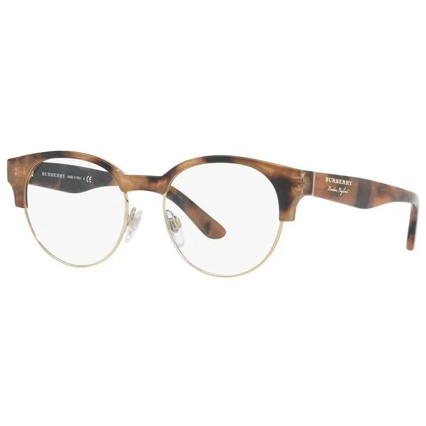 Burberry BE2261 Eyeglasses - Spotted Brown/Light Gold (3641)