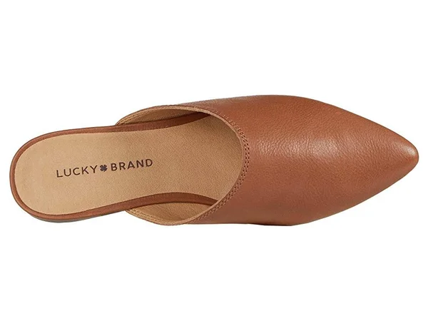Women's Lucky Brand Bareisha Mule - 9.5 M - Latte Leather