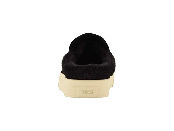 Women's Toms Sunrise Mule - Size: 9.5, Black Suede