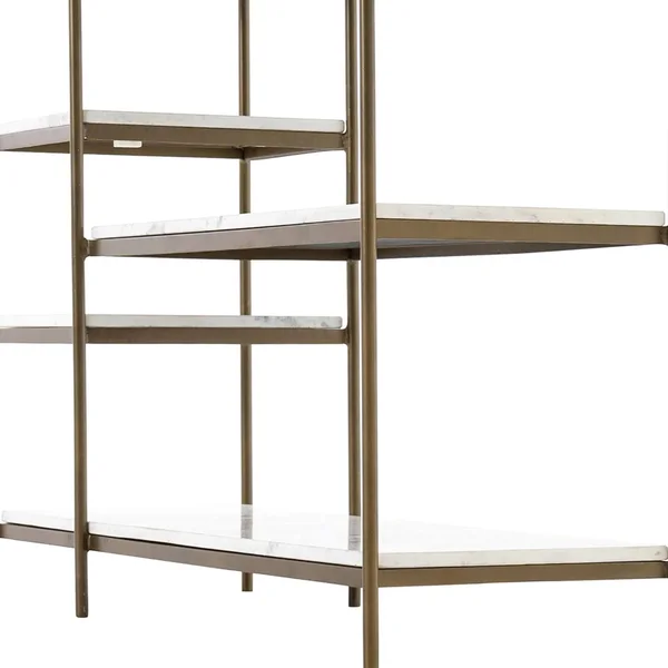 Four Hands Lily Console Table - Antique Brass