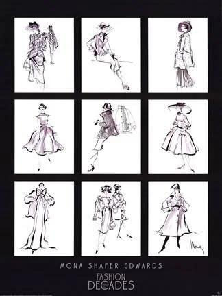 Mona Shafer Edwards - Fashion Through The Decades Oversize