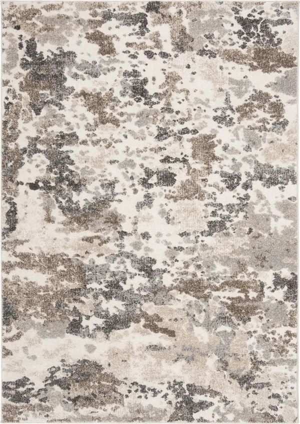 Safavieh Spirit Taupe/Ivory 4 ft. x 6 ft. Floral Area Rug