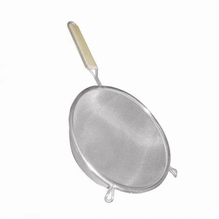 8x22 Wooden Handle Strainer/Single/Medium, 6 Packs
