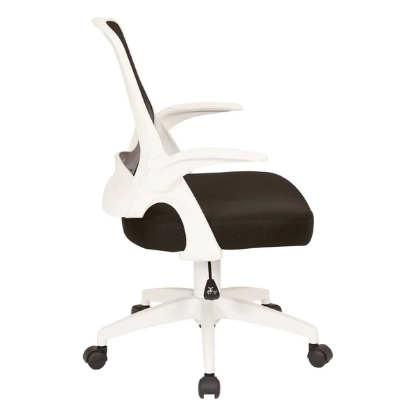 Ave Six Jackson Modern Desk Chair, Orange/White