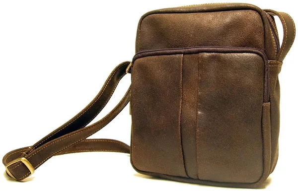 LeDonne Leather Distressed Leather Men's Day Bag Chocolate