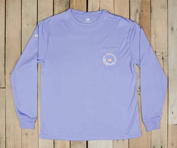 FieldTec Pocket Tee - Long Sleeve Small, Kelly Green