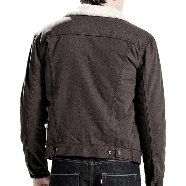 Levi&s Sherpa Trucker Jacket - Men's - Black Corduroy 2XL
