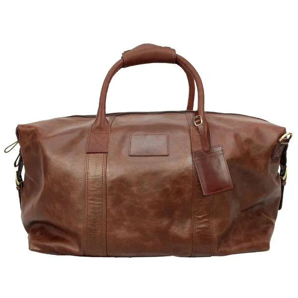 Cuero Leather Travel Duffle Bag - Men's, Size: 21