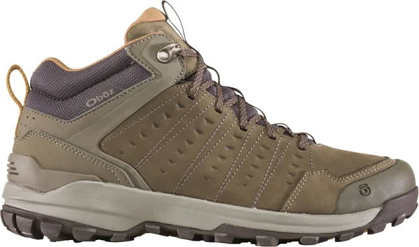 Oboz Men's Sypes Mid Leather B-DRY - Dark Shadow, 9