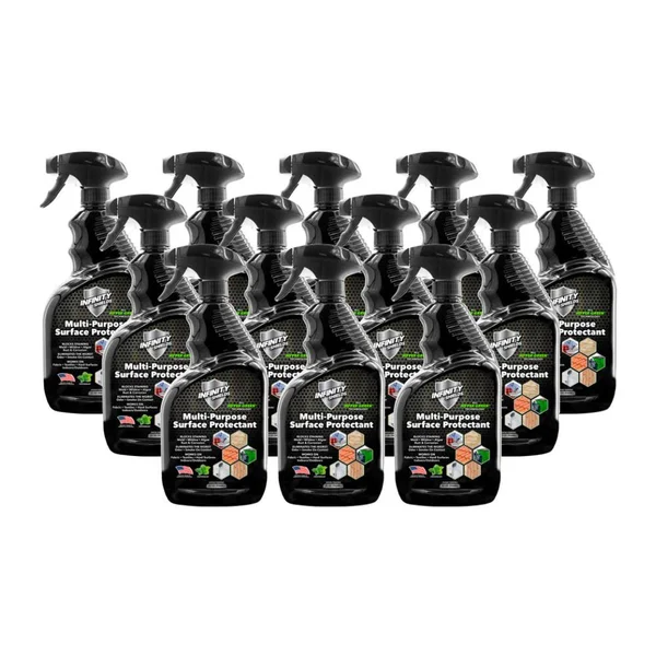 Infinity Shields PRO32-12-FL 32 oz. Floral Multi-Purpose Surface Protectant Stain Blocker Odor-Smoke Eliminator Repellent Sealan