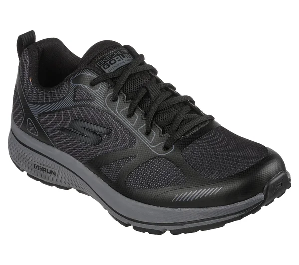 Skechers Men's GOrun Consistent - Fleet Rush Running Shoes - Black/Gray, 9.0
