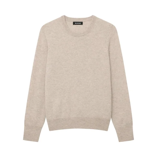 The Essential Cashmere Sweater Womens White - XXL by NAADAM