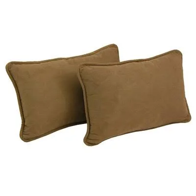Hargreaves Rectangular Pillow Cover & Insert Color: Saddle Brown