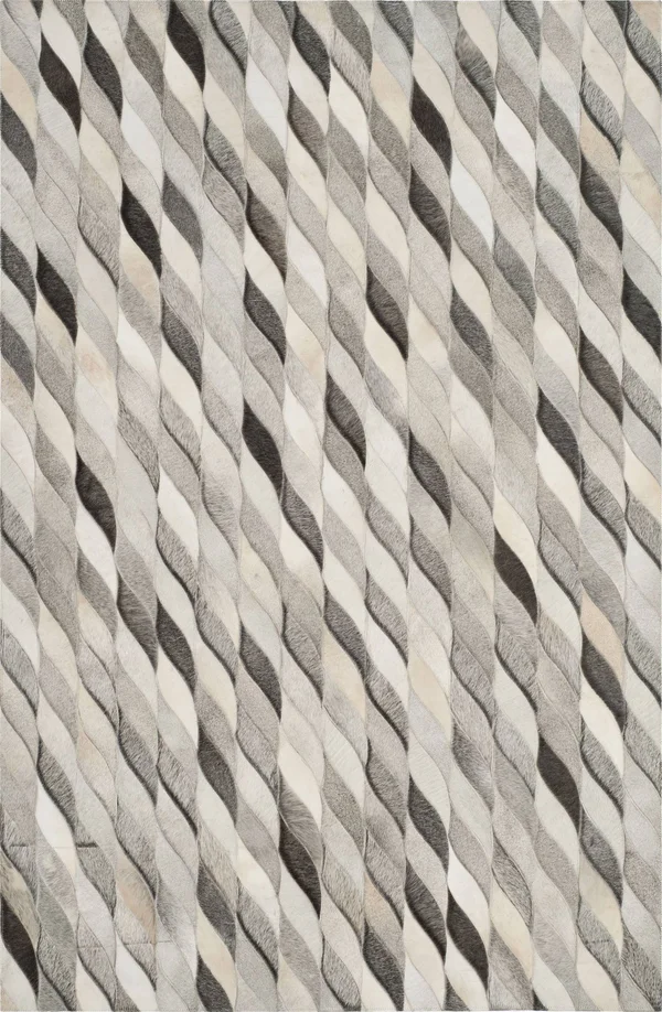 Safavieh Studio Leather STL701A 2&3x22 x 7&0x22 Runner Ivory - Grey Area Rug