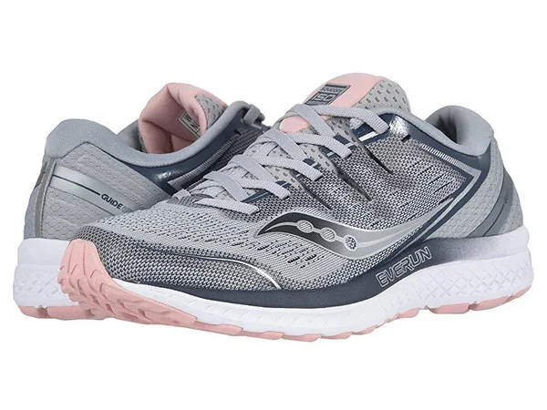 Women's Saucony Guide ISO 2 - Grey/Blush - (Size 6)