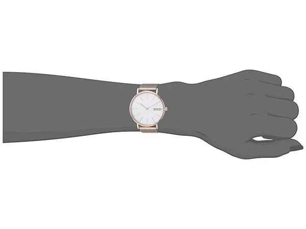 Skagen Women's Signatur Steel-Mesh Watch - Rose Gold
