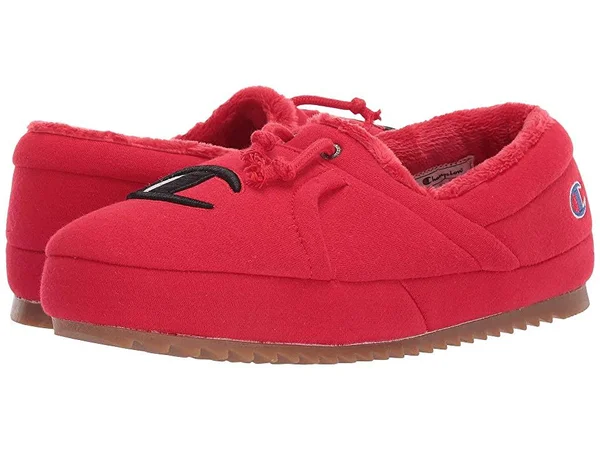 Champion University Mens Slippers (Red/Black)