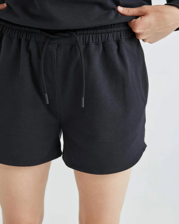Richer Poorer Women's Terry Sweatshort - Size XL, Woodgrain