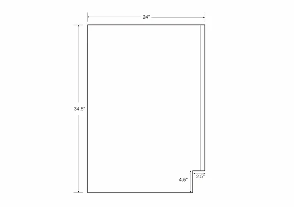 RTA Wholesalers 36 inch Wide Sink Base Kitchen Cabinet Snow White Inset Shaker - Double Door with False Front Drawer - Unassembl