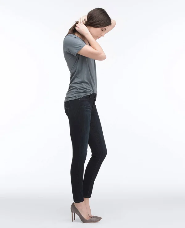 Ag The Legging Ankle Jeans - Coal Gray, Women's, 32