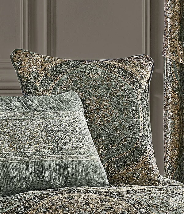 J.Queen New York Dorset 20x22 Square Decorative Throw Pillow Spa