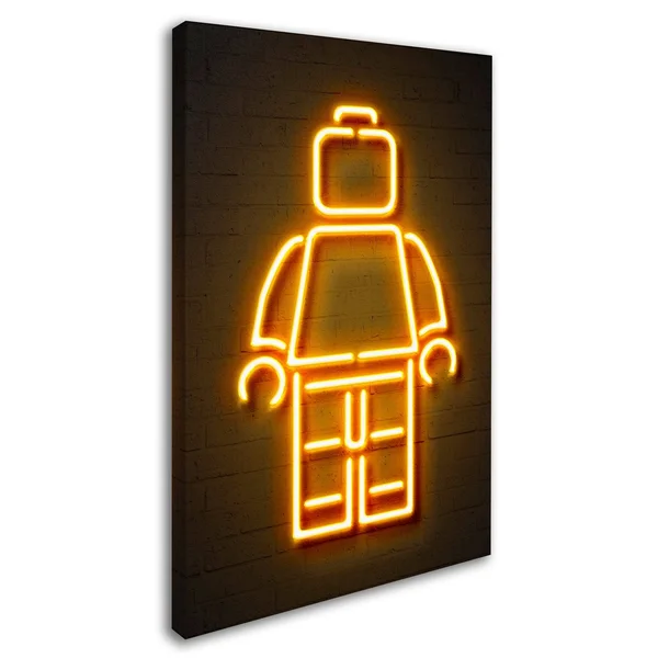 Trademark Art Octavian Mielu 'Minifig' Gallery-Wrapped Canvas Art