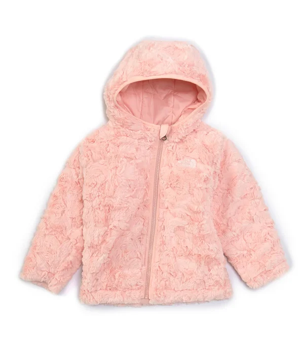 The North Face Infant Reversible Mossbud Swirl Hoodie - Meld Grey/Sweet Lavender