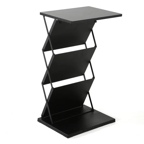 Mu0026t Displays Foldable Counter with Steel Literature Holder and Carrying Bag - Magazine Rack, Brochure Display Stand, Catalog