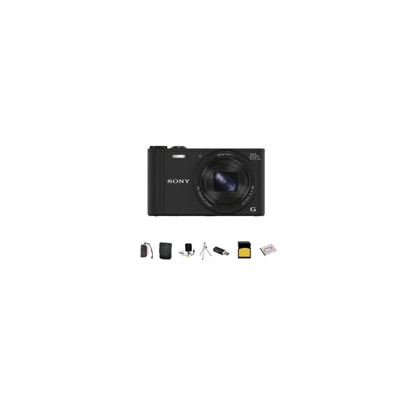 Sony Cyber-shot Dsc-wx350 Digital Camera Black with Premium Accessory Bundle