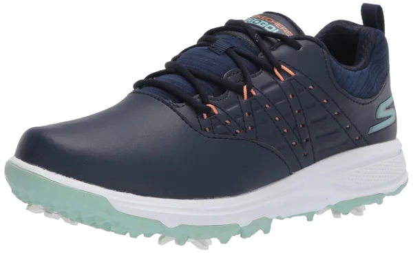 Skechers Women's Go Golf Pro V.2 Navy/Turquoise 8.0