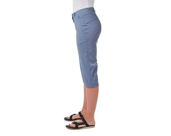 Craghoppers Womens Kiwi Pro II Crop Trousers Paradise Blue