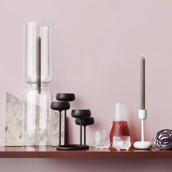 Iittala Nappula Candelabra - Dark Grey