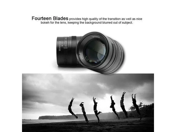 7artisans 55mm f/1.4 Manual Fixed Lens (Black) for Sony E-Mount
