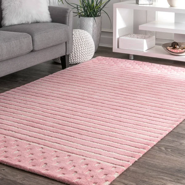 nuLOOM Marlowe Stripes Rust 4 ft. x 6 ft. Indoor Area Rug - Red