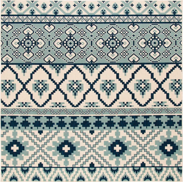 Safavieh Veranda Srbislava Indoor/ Outdoor Rug - 6&7x22 x 6&7x22 Square - Turquoise/Blue
