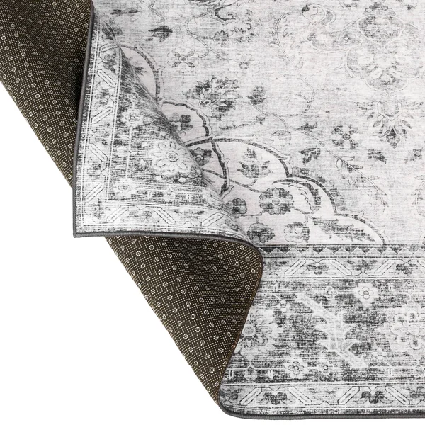 ReaLife Machine Washable -Vintage Bohemian Medallion Rug - 2&6x22 x 8&