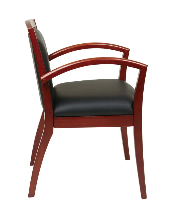 Office Star Napa Cherry Guest Chair with Full Cushion Back