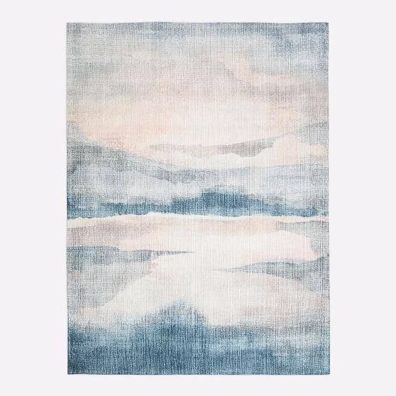 Sunset Lake Rug, Midnight, 5'x8' - Rugs - Home Decor - Floor Decor