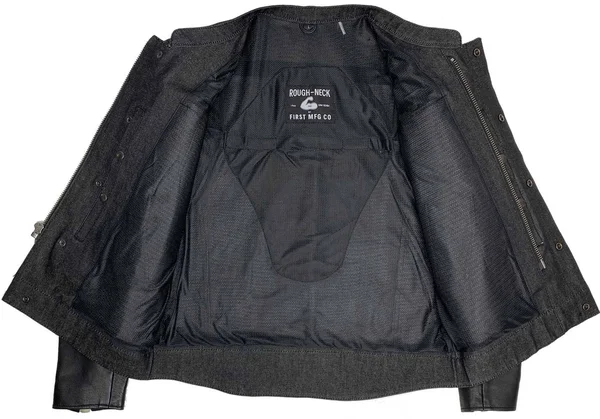 Cutlass Denim - Leather Motorcycle Jacket 2XL