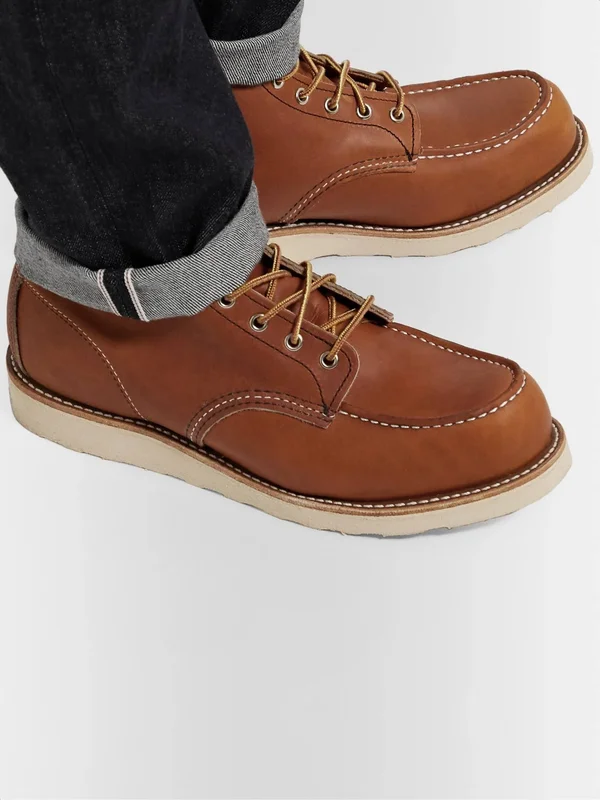Red Wing Shoes - Men - 875 Moc Leather Boots Brown