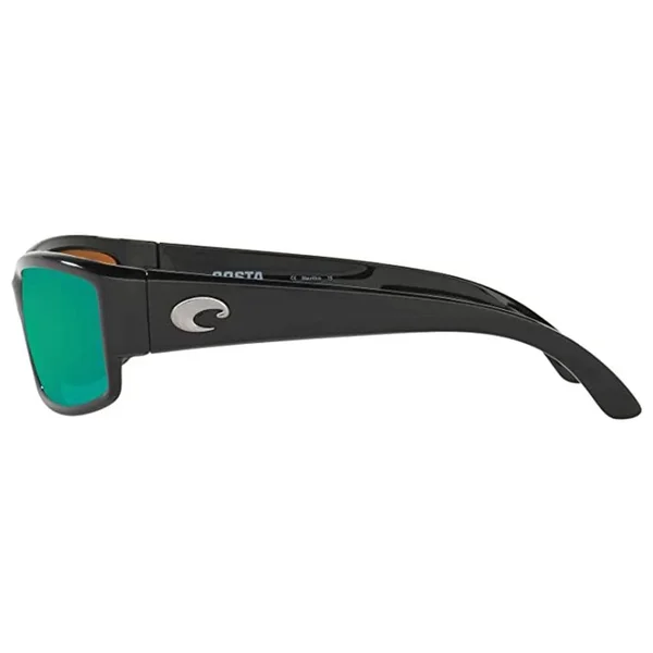 Costa Del Mar CL 11 OGMP Caballito Sunglasses Black Green Mirror 580p Plastic