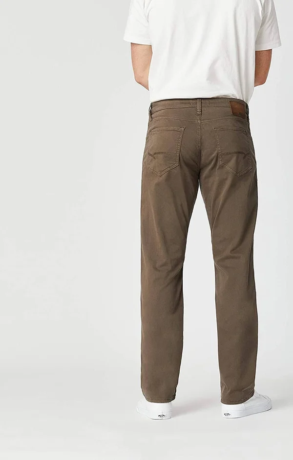 Mavi Men's Zach Straight Leg in Morel Sateen Twill - Men's Jeans