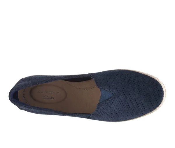 Clarks Danelly Sky Navy Suede, Women's, Size: 11 W, Blue